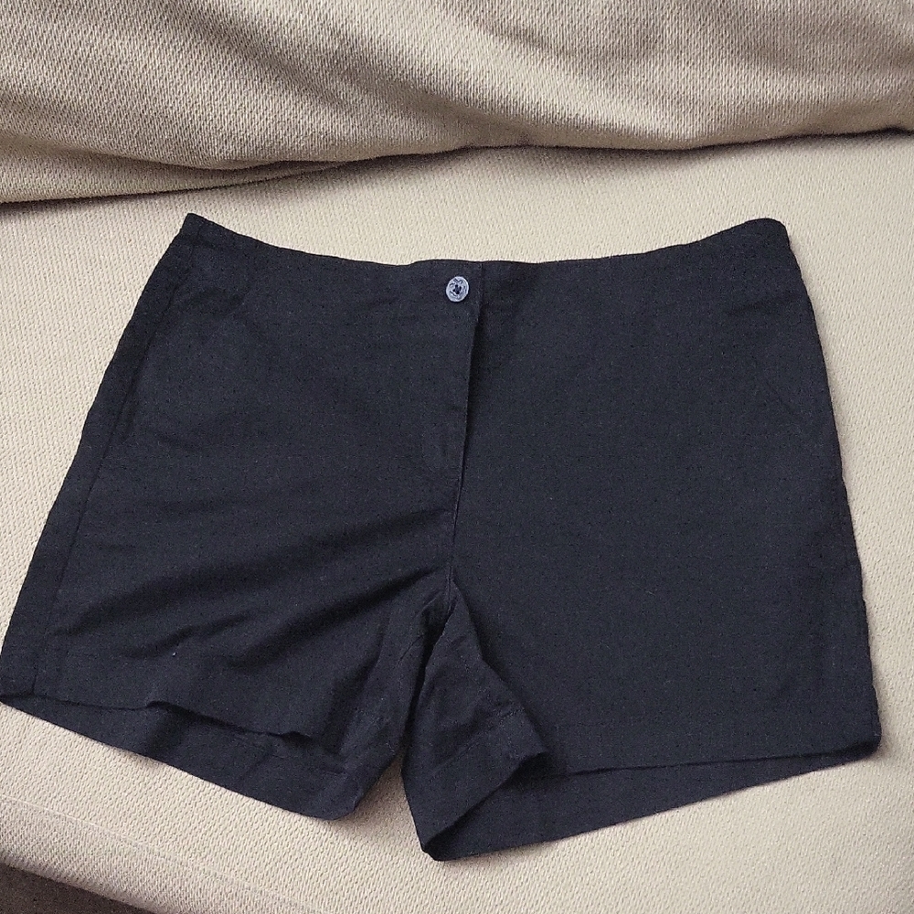 Nautica Women's High Waist Black Shorts